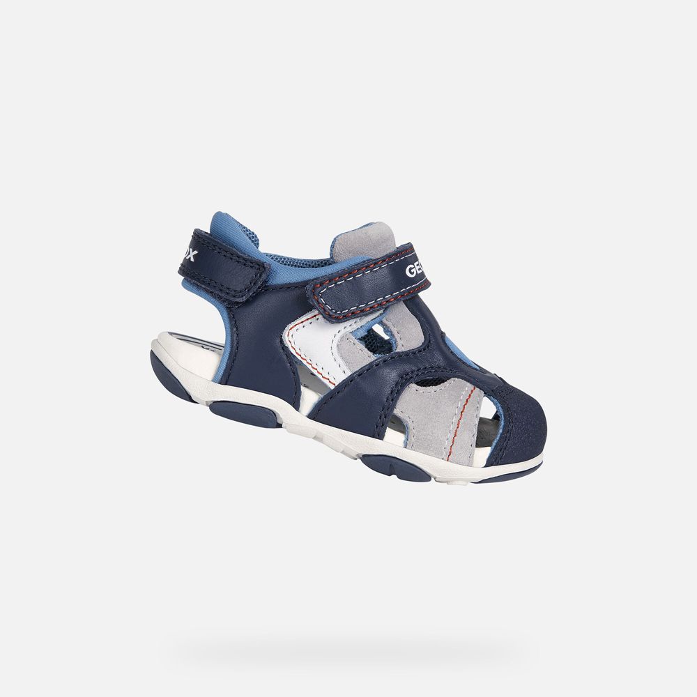 Sandales Geox Agasim Boy - Bleu Marine - Bebe 063289-JCX